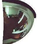Mirrors 90 Degree View Quarter Dome Mirrors – Acrylic Lens / Galvanized Back
