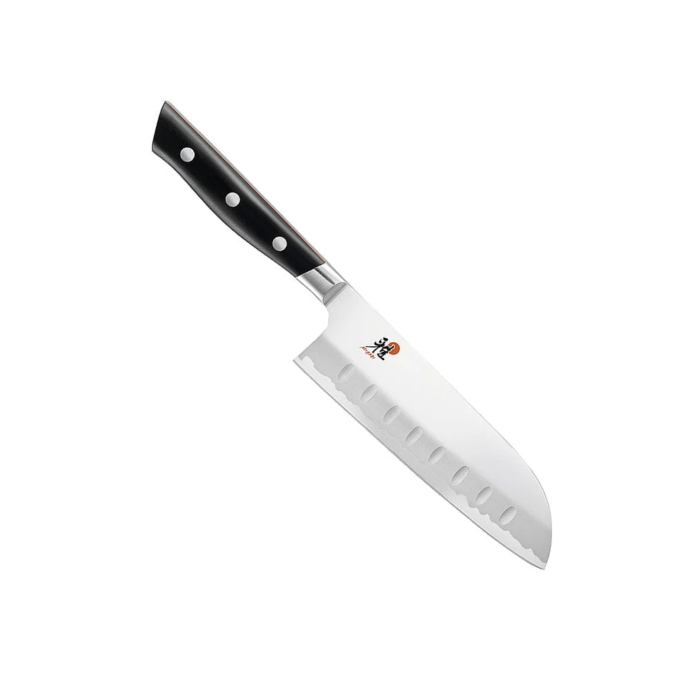 MIYABI Evolution 5.5″ Hollow Edge Santoku Knife