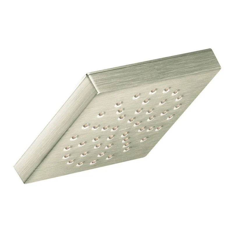 Moen 90 Degree Single Function Showerhead in Brushed Nickel | Ferguson