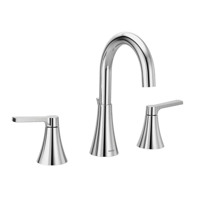 Moen Jase Two Handle Widespread Bathroom Sink Faucet in Chrome | Ferguson