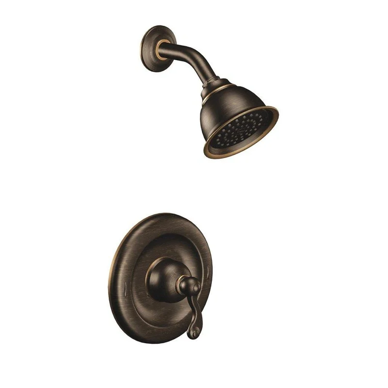 Moen Traditional One Handle Single Function Shower Faucet in Mediterranean Bronze (Trim Only) | Ferguson