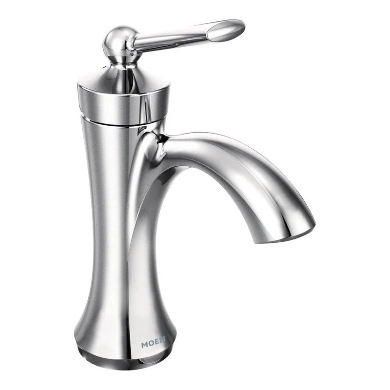 Moen Wynford Single Handle Monoblock Bathroom Sink Faucet in Chrome | Ferguson