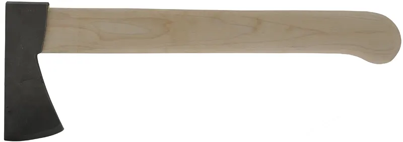 Mohawk Belt Axe,2-1/4" blade, with handle,wax cast 4140 steel alloy,made in the U. S. A.