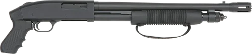 Mossberg 590, Cruiser 12 Ga, 3" Chamber, 18.5" Cylinder Barrel, Blue Finish, Pistol Grip, 5+1RD, Bead Sight