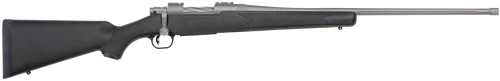 Mossberg Patriot Full Size 6.5 PRC 4rd,24" Stainless Cerakote Fluted Threaded Barrel, Drilled & Tapped Stainless Cerakote Receiver, Black Fixed Stock