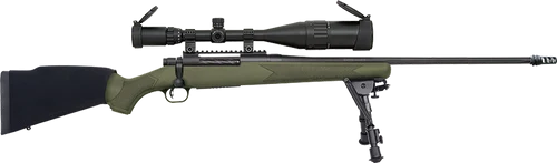 Mossberg Patriot Night Train 300 Win Mag, 24" Olive DrabGreen Matte Blued, 3rd