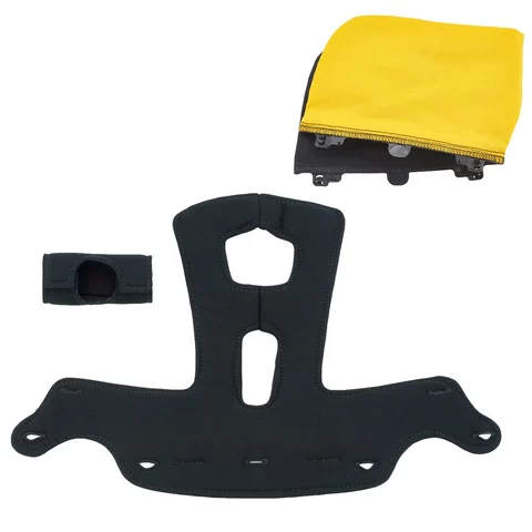 MSA Standard Soft Goods Replacement Kit for Cairns 1836 Fire Helmet, Yellow Nomex