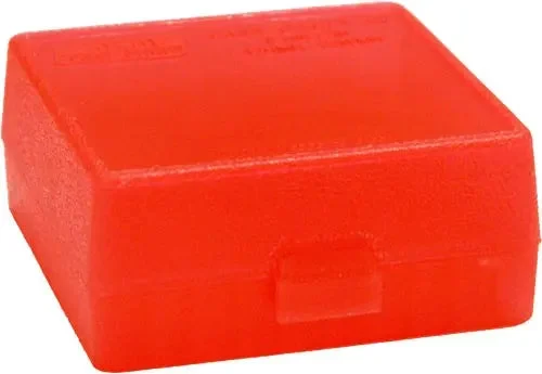 MTM 100 ROUND 17HMR/22MAG AMMO BOX RED