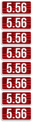 MTM AMMO CALIBER LABELS 5.56 8-PACK