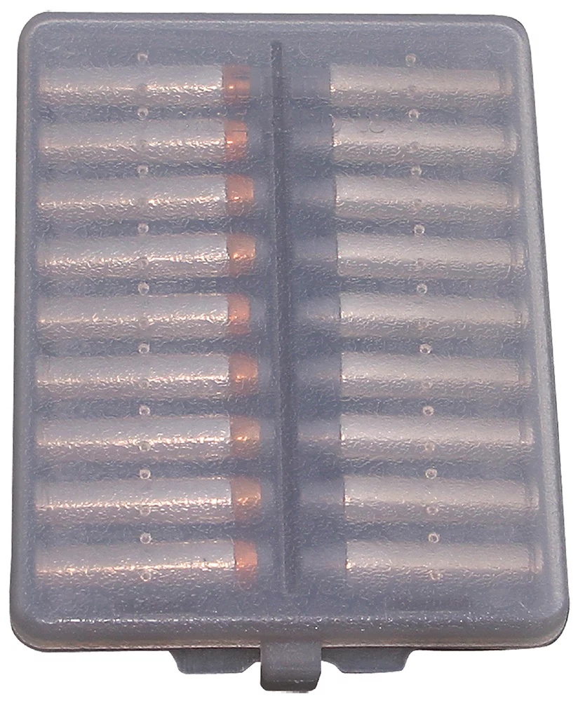 MTM Case-Gard W183841 Ammo-WalletHandgun Multi-Caliber 18rd Clear Smoke Polymer