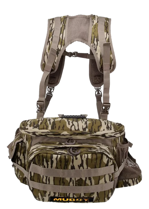 Muddy Pro Lumbar 500 Pack, Mossy Oak Bottomland, Polyester, Zipper/Buckles Closure