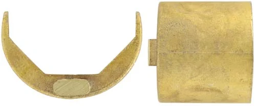 Muzzle Cap,H. E. Leman Indian Trade Rifle,for 15/16" octagon barrels,wax cast brass