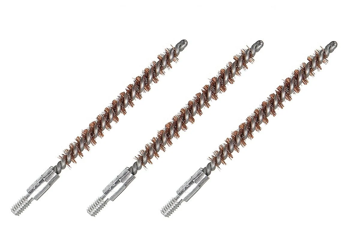 Muzzle-Loaders Brass Cleaning Brushes - .32 Caliber with 10-32 Threading - 3 Pack
