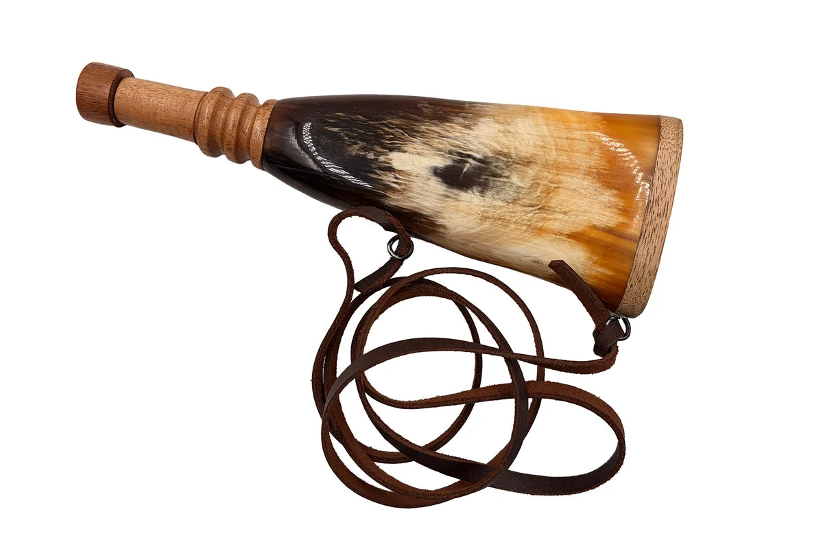 Muzzleloader Powder Priming Horn - Flintlock Priming Horn - MZ1233
