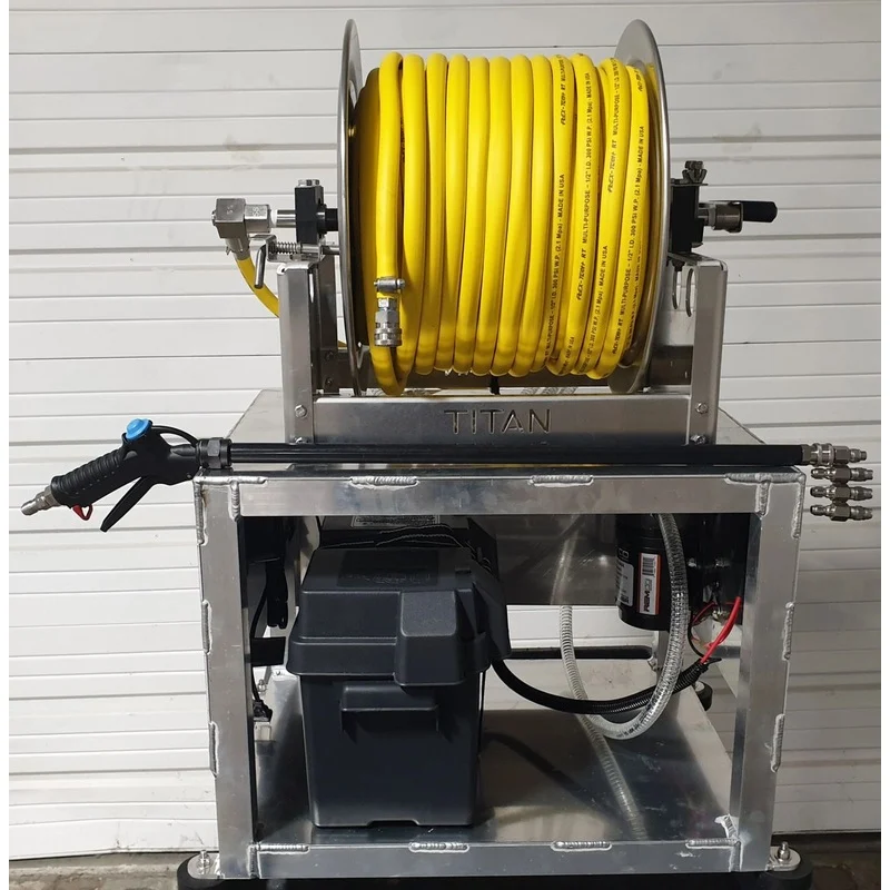 MWE Soft Wash 12 Volt Mini Cyclone System | Flow Rate 5.3-7 GPM | Pump Pressure 100 PSI