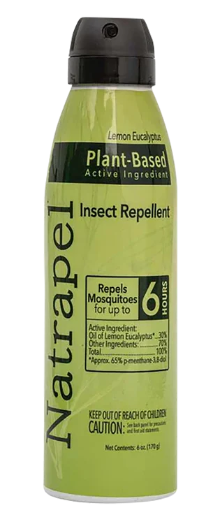 Natrapel Lemon Eucalyptus 6 oz Aerosol Repels Ticks Effective Up to 6 hrs