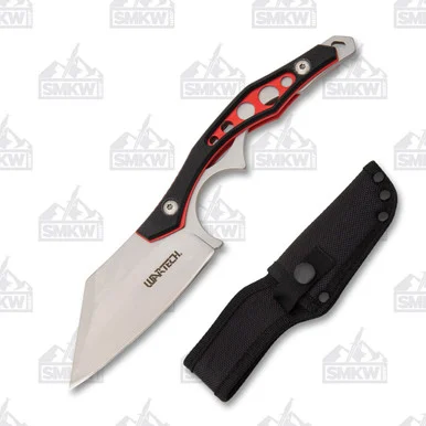 Neptune Trading Wartech Cleaver Fixed Blade Black G-10 3.5” Satin Cleaver NTHWT276RD