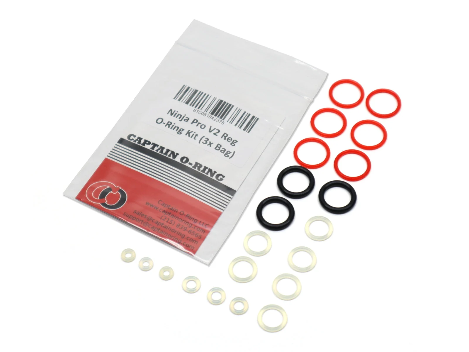 Ninja Pro V2 V3 V4 Tank Regulator O-Ring Kit (3x Rebuilds)