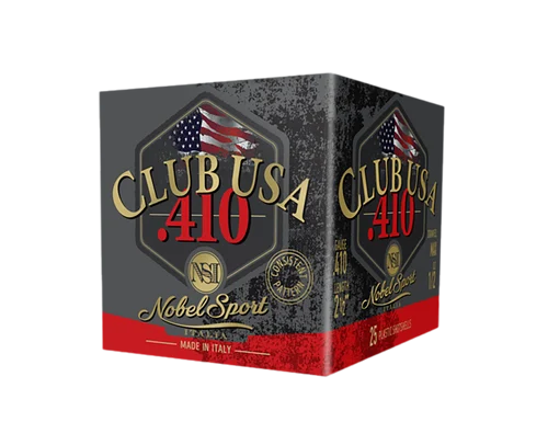 Nobel Club 410 Ga, 2.50" 1/2oz 9 Shot, 25rd Box