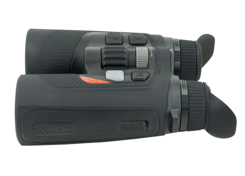 NOCPIX Quest H35R, Thermal Binocular, 3X Native Magnification, 8X Digital Zoom, 35mm Objective Lens, 1000 Yard Laser Range Finder, 12 Micron, 640x512 (60 Hz), Matte Finish, Black
