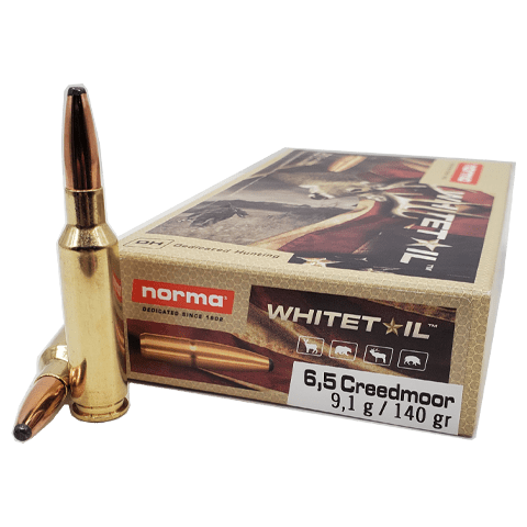 Norma Whitetail 6.5 Creedmoor 140 gr – Deer Hunting Ammo | 20 Rounds