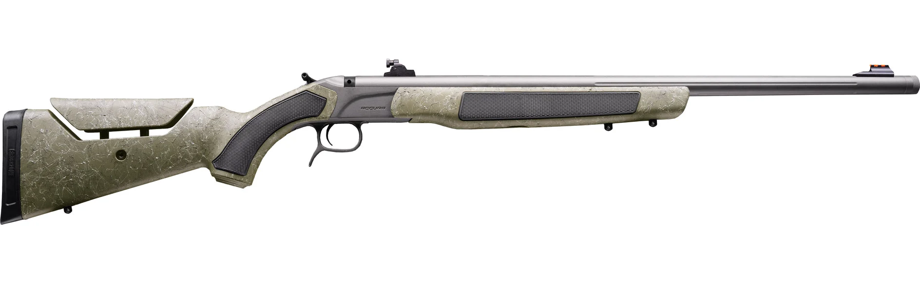 Northwest CVA™ Accura MR-X - Cerakote™ Tungsten & OD Green Stock - .50 Cal 26" Barrel 1:28 Twist - Open Sights - PR3233NW