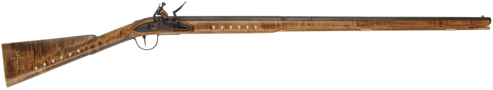 Northwest Trade Gun,24 gauge, 36" octagon-to-round barrel,L&R flintlock, maple, brass tacks, new, unfired, by J.A. Wymore