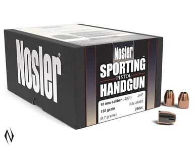 NOSLER 10MM 150GR JHP HANDGUN 250PK