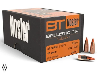 NOSLER 224 40GR BALLISTIC TIP 250PK