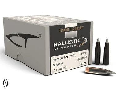 NOSLER 243 95GR BALLISTIC SILVERTIP 50PK