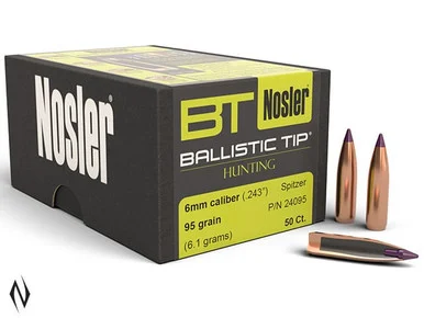 NOSLER 243 95GR BALLISTIC TIP 50PK