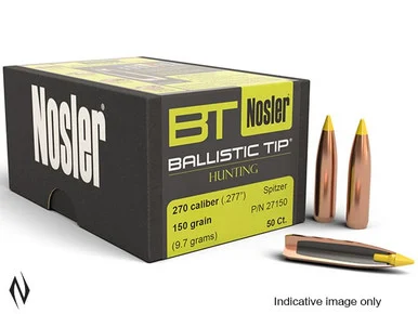NOSLER 270 170GR BALLISTIC TIP 50PK