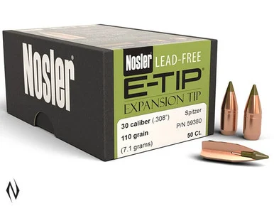 NOSLER 308 110GR SP E-TIP 50PK