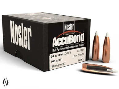 NOSLER 308 165GR ACCUBOND 50PK