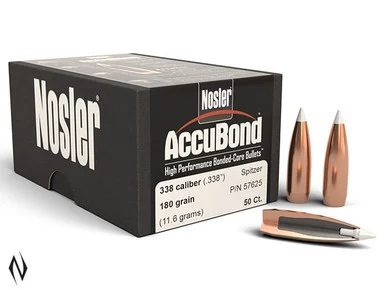 NOSLER 338 180GR SP ACCUBOND 50PK