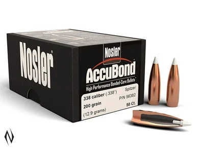 NOSLER 338 200GR ACCUBOND 50PK