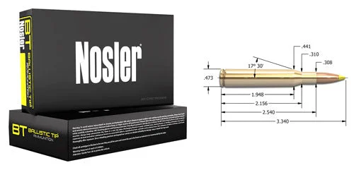Nosler 40055 Ballistic Tip HuntingSpitzer Ballistic Tip140 Grain .270 Winchester