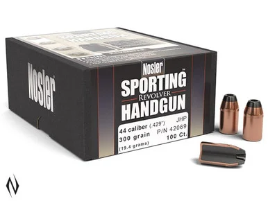 NOSLER 44 300GR JHP HANDGUN 100PK
