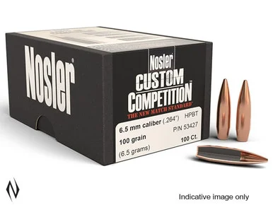 NOSLER 6.5MM 100GR HPBT CUSTOM COMP 1000PK XXXX