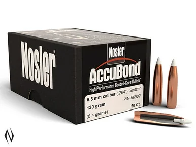 NOSLER 6.5MM 130GR ACCUBOND 50PK