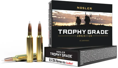 Nosler 60040 Trophy Grade Nosler AccuBond140 Grain 6.5-284 Norma