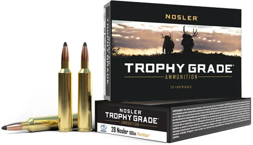 Nosler 61010 Trophy Grade 160 Grain .28 Nosler