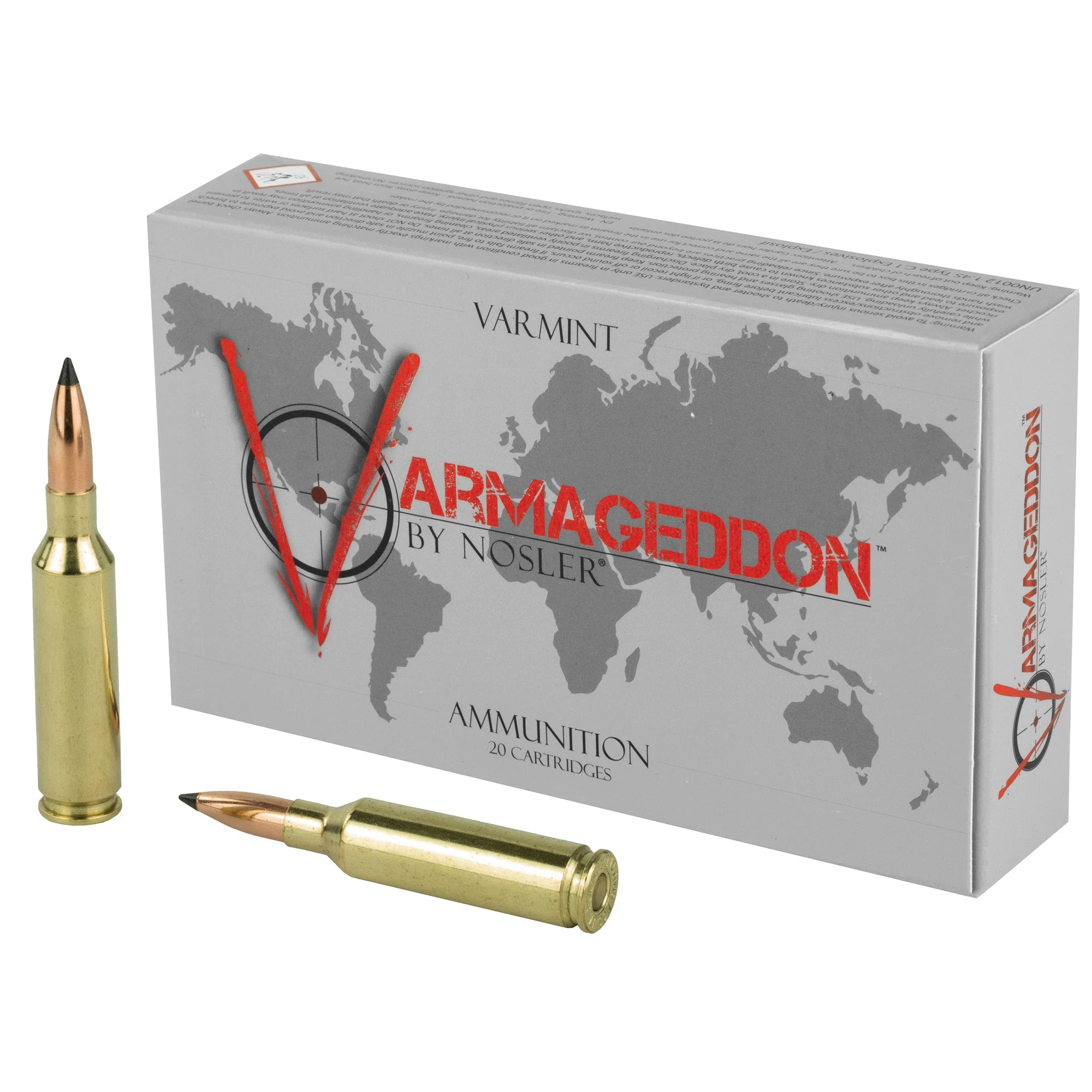 Nosler 65170 Varmageddon Flat Base Tipped70 Grain 6mm Creedmoor