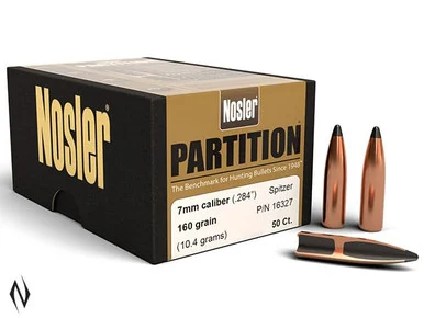 NOSLER 7MM 160GR PARTITION 50PK