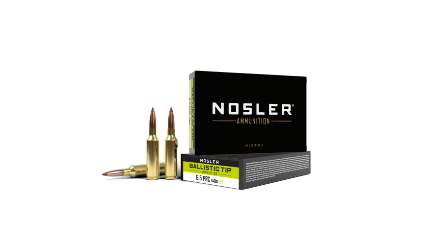 NOSLER AMMO 6.5PRC 140GR BALLISTIC TIP