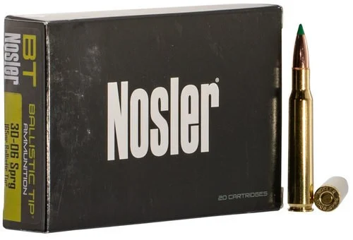 Nosler Ballistic Tip 30-06 Springfield 165gr, Ballistic Tip, 20rd Box
