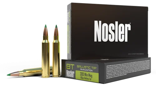 Nosler Ballistic Tip 300 Win Mag 180gr, Ballistic Tip, 20rd Box