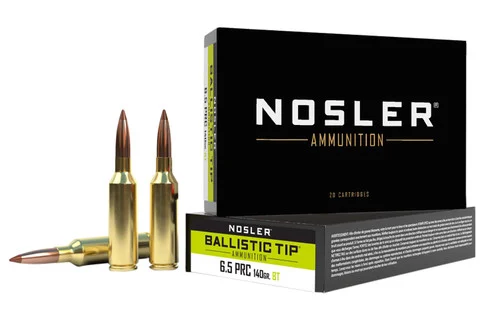 Nosler Ballistic Tip Hunting 6.5 PRC, 140gr, SBT, 20Bx/10Cs