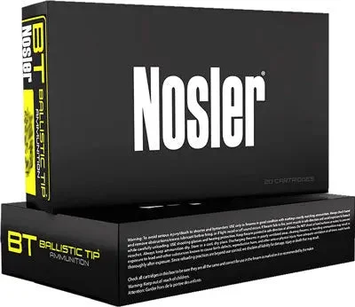 NOSLER BT 6.5 CM 140GR BALLISTIC TIP 20RD