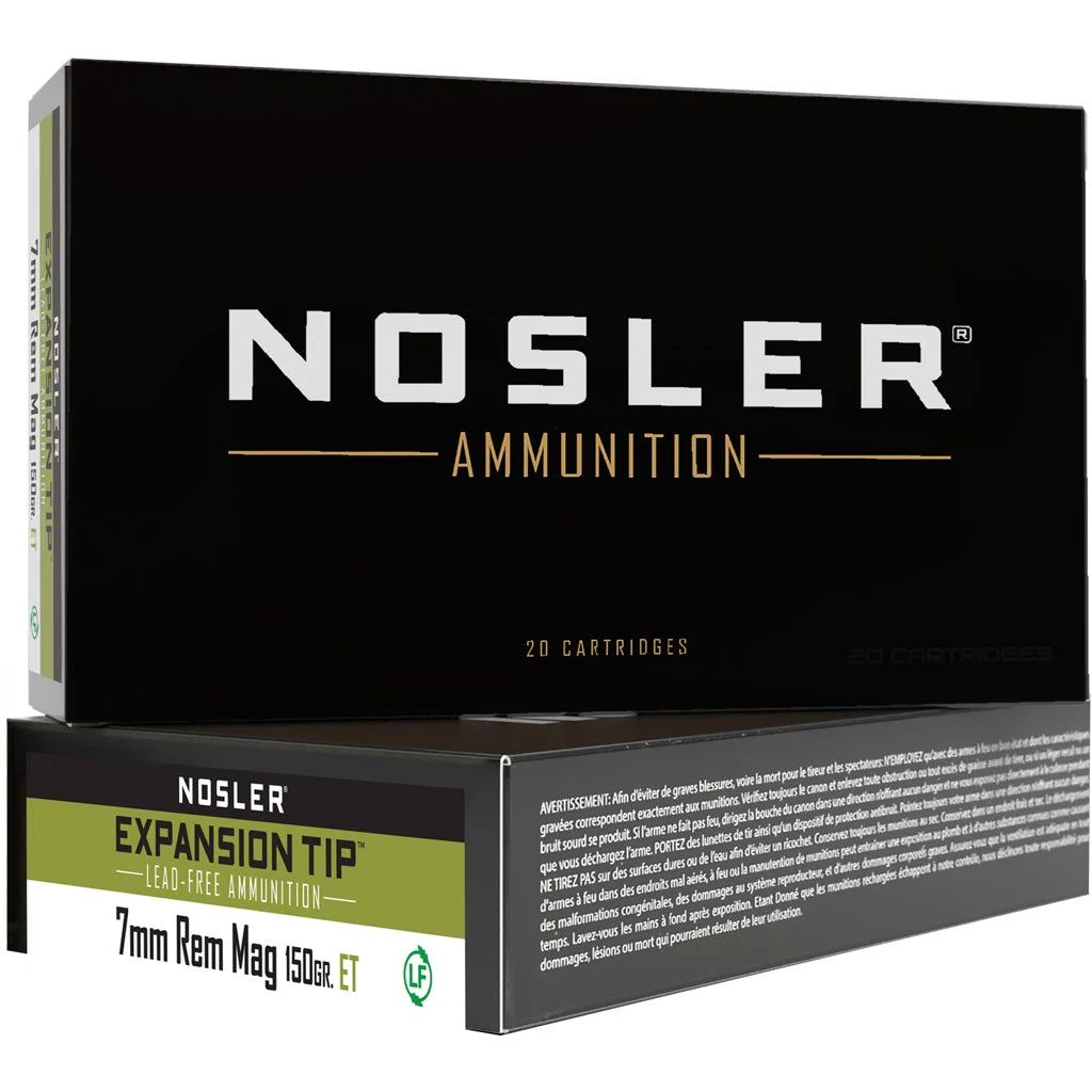 Nosler Expansion Tip 7mm Remington Mag 150 gr PolyTip ammo